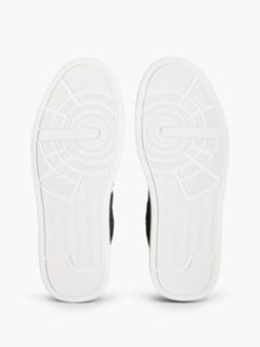 TH Monogram Suede Court Trainers — Black 5