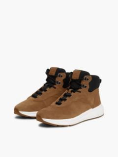 Suede Warm Lining Hybrid Chukka Boots — Brown 2