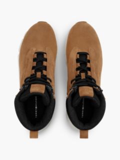 Suede Warm Lining Hybrid Chukka Boots — Brown 3