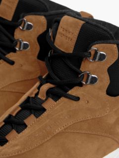 Suede Warm Lining Hybrid Chukka Boots — Brown 6