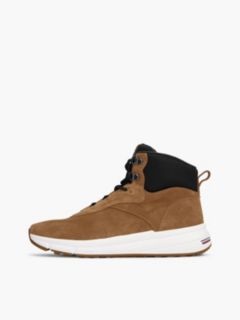 Suede Warm Lining Hybrid Chukka Boots — Brown 7