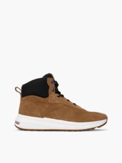 Suede Warm Lining Hybrid Chukka Boots — Brown 1