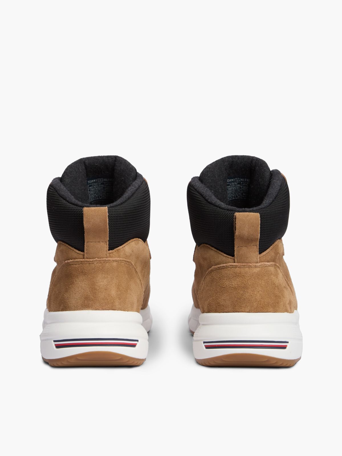 Suede Warm Lining Hybrid Chukka Boots — Brown