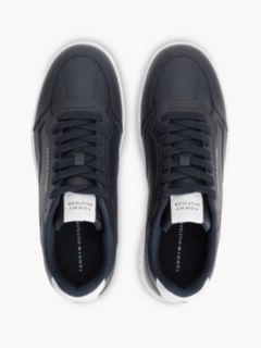 Global Stripe Basketball Trainers With Leather — Blue 3