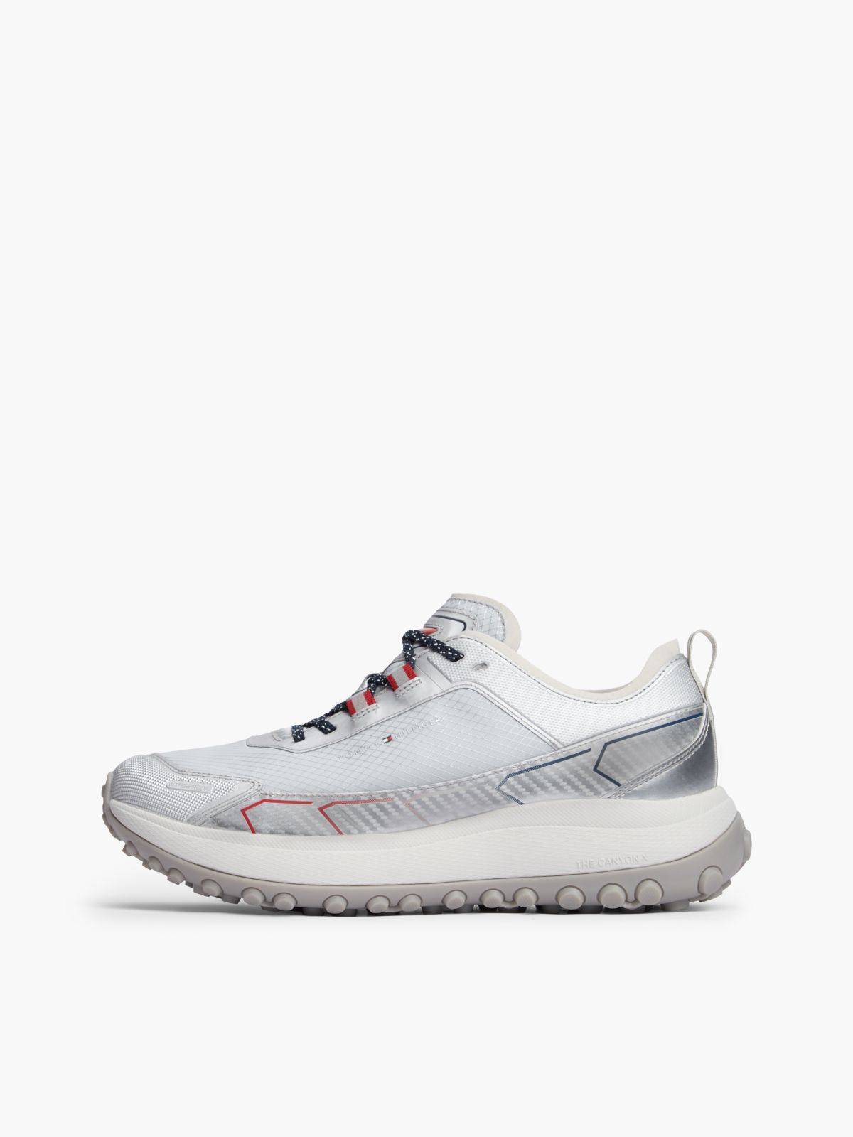 The Canyon Waterproof Metallic Trainers — Grey