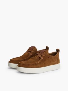 Lightweight Suede Moc Toe Shoes — Brown 2