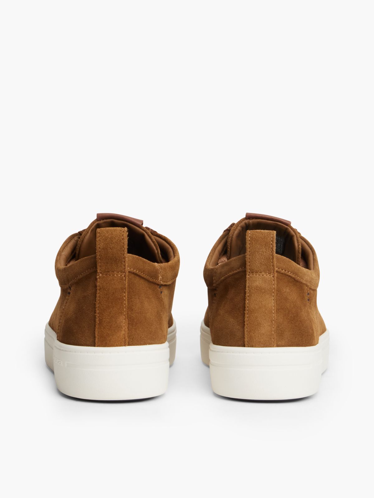 Lightweight Suede Moc Toe Shoes — Brown