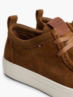 Lightweight Suede Moc Toe Shoes — Brown 6
