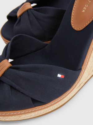 tommy hilfiger iconic espadrille wedge sandals