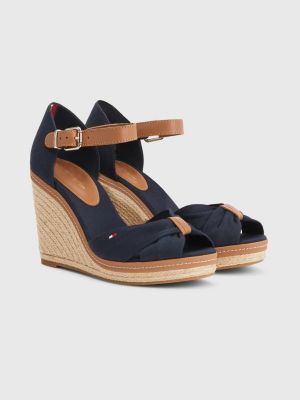 Iconic Wedge Open-Toe Espadrilles 