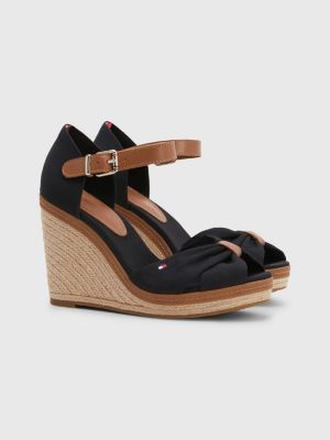 tommy hilfiger iconic espadrille wedge sandals