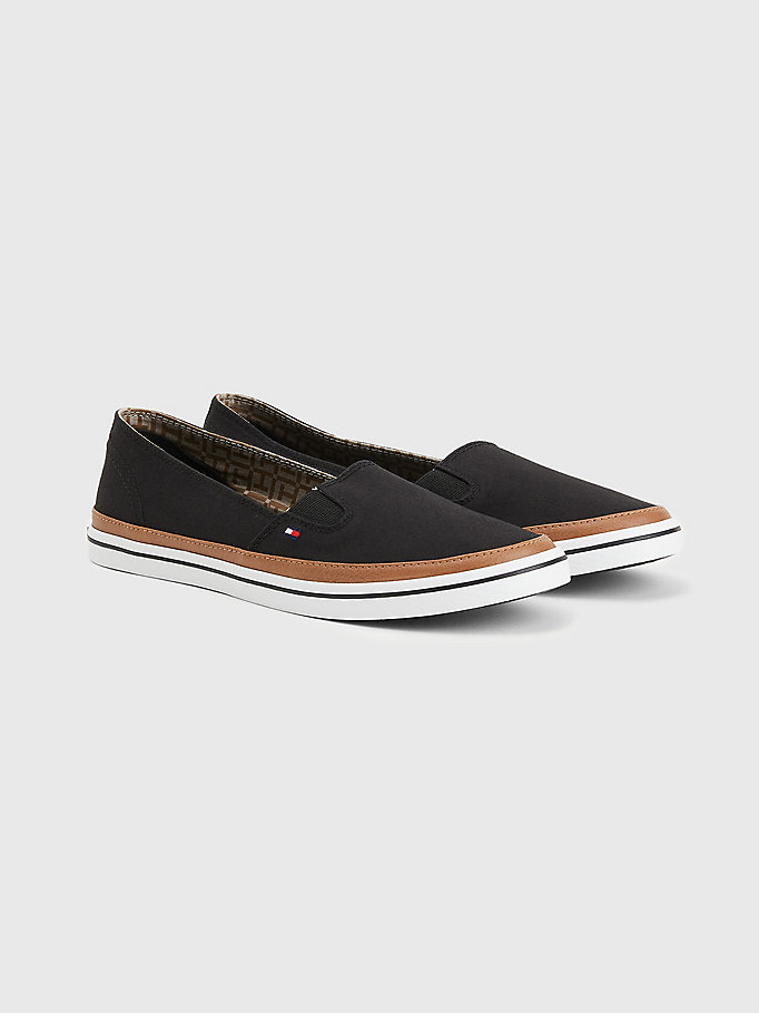 Iconic Slip-On Trainers | BLACK | Tommy Hilfiger