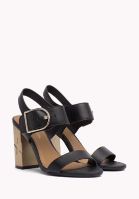 sandale talon tommy hilfiger