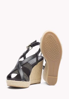sandale talon tommy hilfiger