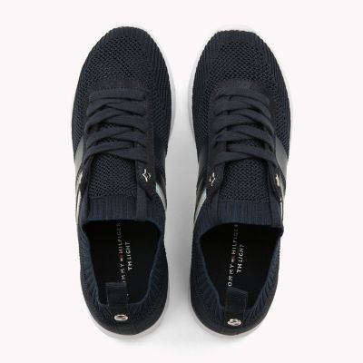 tommy hilfiger light knitted sneaker
