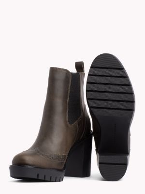 bottines a talon tommy hilfiger