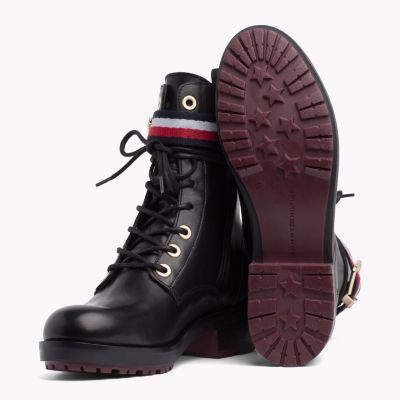 tommy biker boots