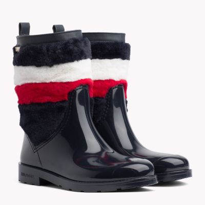 tommy hilfiger signature rain boots