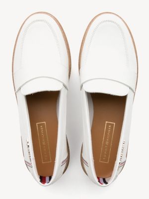 tommy hilfiger tan loafers