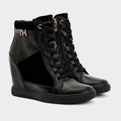 tommy wedge trainers