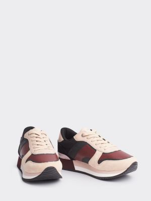 pink tommy hilfiger trainers