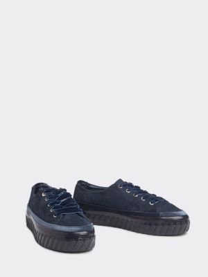 tommy hilfiger velvet trainers