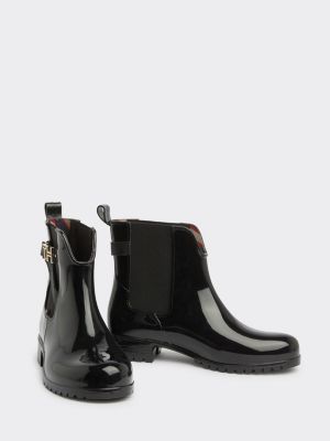 Chelsea Ankle Rain Boots | BLACK 