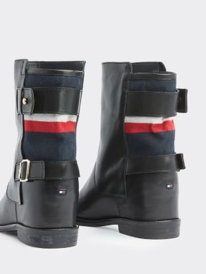 tommy hilfiger wedge boots