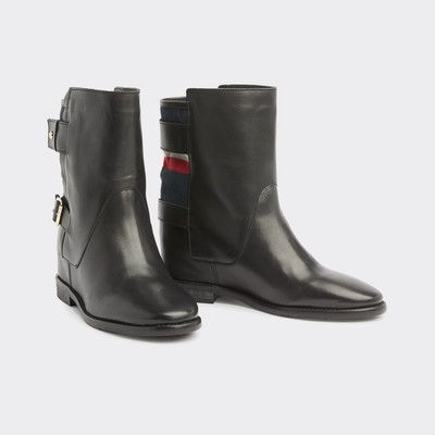 tommy hilfiger wedge boots