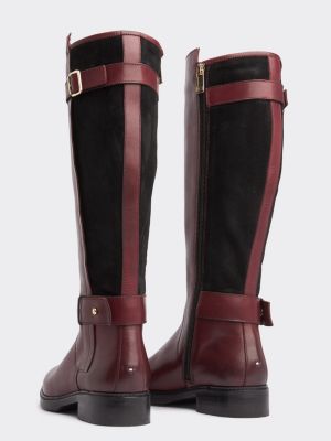 tommy hilfiger long boots