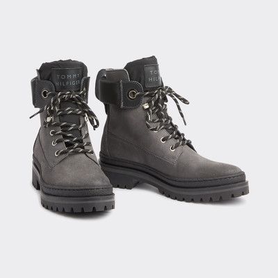 tommy hilfiger outdoor suede boot