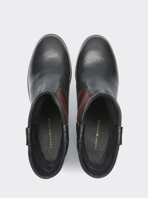 tommy hilfiger brown ankle boots