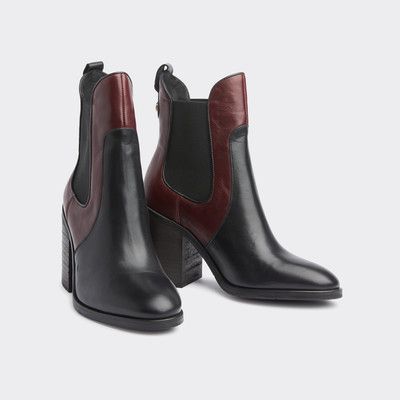 tommy jeans leather chelsea boots