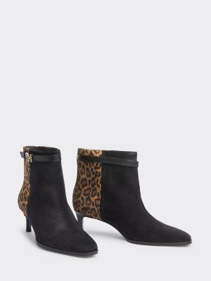 leopard print ankle boots