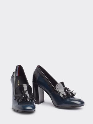 tommy hilfiger blue loafers