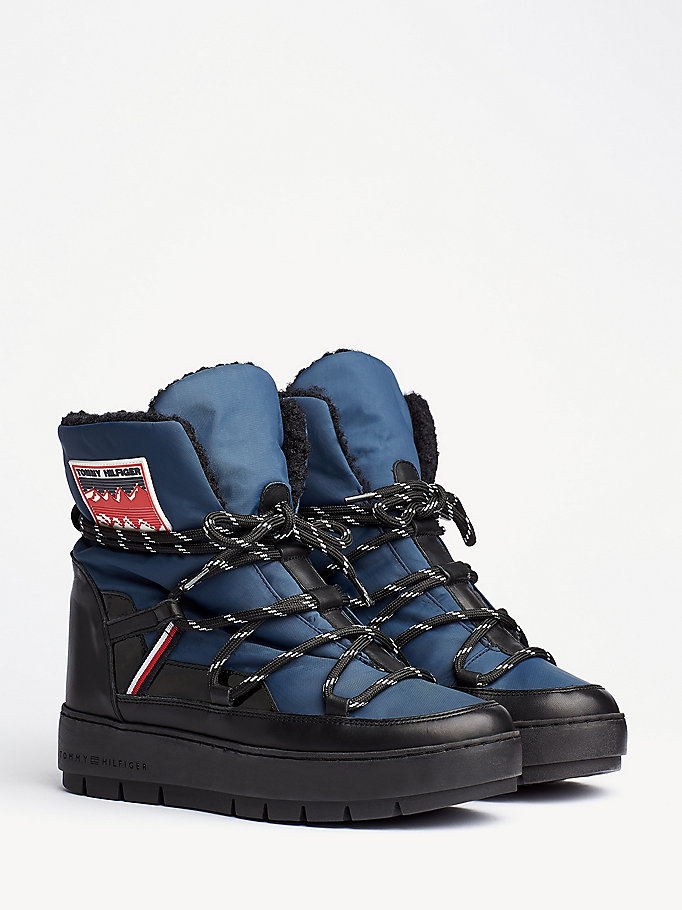 Stilvoll Tommy Hilfiger Dunkelblau Stiefeletten Für Herren Stilvoll Tommy Hilfiger Dunkelblau Stiefeletten Für Herren