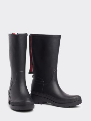 tommy hilfiger rain booties