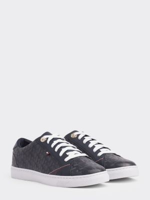 leather tommy hilfiger trainers womens