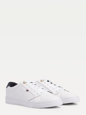 tommy hilfiger black trainers womens