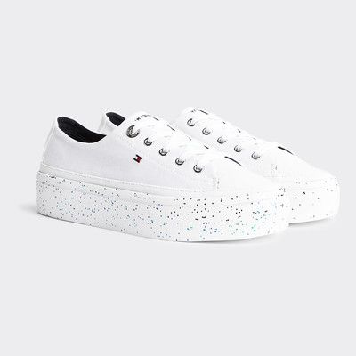 tommy hilfiger flatform trainers