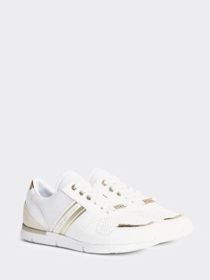 Metallic Trainers | WHITE | Tommy Hilfiger