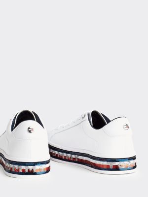 tommy hilfiger sequin sneakers