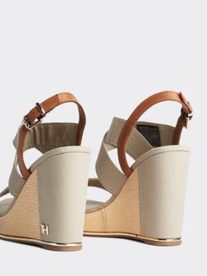 tommy hilfiger hardware sneaker wedge