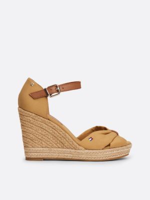 Tommy hilfiger best sale raffia wedge