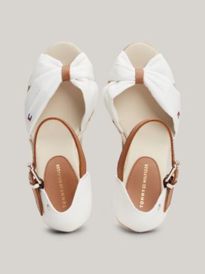 Tommy hilfiger deals white wedges