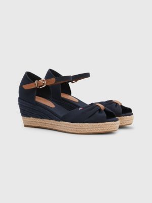 Essential espadrille-sandaal met | BLAUW | Tommy