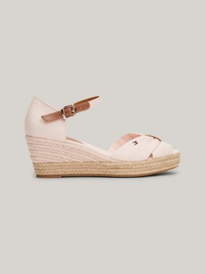 Iconic Slingback Wedge Sandals, Pink
