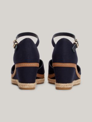 Navy 2024 espadrille wedges