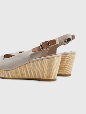 slingback wedges