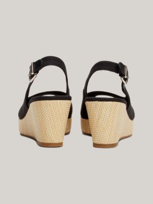 Slingback discount wedge heels